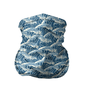 Бандана-труба 3D с принтом Волны в Екатеринбурге, 100% полиэстер, ткань с особыми свойствами — Activecool | плотность 150‒180 г/м2; хорошо тянется, но сохраняет форму | background | ocean | pattern | sea | texture | waves | волны | море | океан | паттерн | текстура | фон