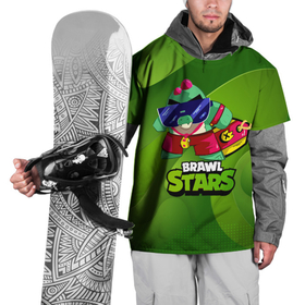 Накидка на куртку 3D с принтом Базз Buzz Brawl Stars Green в Белгороде, 100% полиэстер |  | Тематика изображения на принте: brawl | brawl stars | brawlstars | brawl_stars | buz | buzz | баз | базз | бравл | бравлстарс | буз