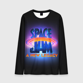Мужской лонгслив 3D с принтом Space Jam A New Legacy в Екатеринбурге, 100% полиэстер | длинные рукава, круглый вырез горловины, полуприлегающий силуэт | space jam | space jam 2 | space jam a new legacy | vdzabma | космический джем | космический джем 2 | космический джем: новое поколение