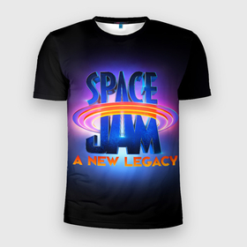 Мужская футболка 3D спортивная с принтом Space Jam A New Legacy в Белгороде, 100% полиэстер с улучшенными характеристиками | приталенный силуэт, круглая горловина, широкие плечи, сужается к линии бедра | space jam | space jam 2 | space jam a new legacy | vdzabma | космический джем | космический джем 2 | космический джем: новое поколение