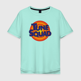 Мужская футболка хлопок Oversize с принтом Tune Squad , 100% хлопок | свободный крой, круглый ворот, “спинка” длиннее передней части | space jam | space jam 2 | space jam a new legacy | tune squad | vdzabma | космический джем | космический джем 2 | космический джем: новое поколение | тюн сквад