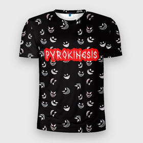 Мужская футболка 3D спортивная с принтом Bloody Pyrokinesis в Екатеринбурге, 100% полиэстер с улучшенными характеристиками | приталенный силуэт, круглая горловина, широкие плечи, сужается к линии бедра | hip hop | pyrokinesis | rap | rep | андрей фёдорович | исполнители | исполнитель | музыка | пирокинезис | пирокинесис | реп