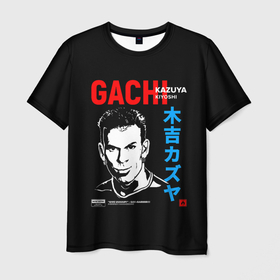 Мужская футболка 3D с принтом Kozuya в Тюмени, 100% полиэфир | прямой крой, круглый вырез горловины, длина до линии бедер | gachi | gachimuchi | mem | muchi | гачи | гачимучи | мем | мучи