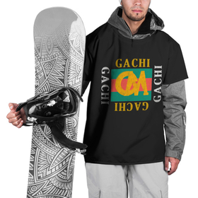 Накидка на куртку 3D с принтом ГачиМучи , 100% полиэстер |  | gachi | gachimuchi | mem | muchi | гачи | гачимучи | мем | мучи