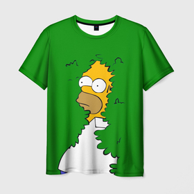 Мужская футболка 3D с принтом Мем с Гомером в Тюмени, 100% полиэфир | прямой крой, круглый вырез горловины, длина до линии бедер | Тематика изображения на принте: gomer | mem | simpsons | the simpson | гомер | мем | мемы | мульт | мультфильм | симпсоны