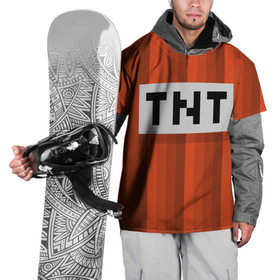 Накидка на куртку 3D с принтом TNT в Тюмени, 100% полиэстер |  | Тематика изображения на принте: игры | красный | лето | майнкрафт | тнт