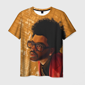 Мужская футболка 3D с принтом After Hours - The Weeknd в Кировске, 100% полиэфир | прямой крой, круглый вырез горловины, длина до линии бедер | Тематика изображения на принте: blinding lights | music | pop | star boy | the weekend | the weeknd | музыка | уикенд