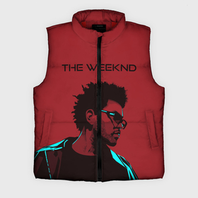 Мужской жилет утепленный 3D с принтом the weeknd в Петрозаводске,  |  | blinding lights | music | pop | star boy | the weekend | the weeknd | музыка | уикенд