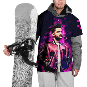 Накидка на куртку 3D с принтом The Weeknd , 100% полиэстер |  | blinding lights | music | pop | star boy | the weekend | the weeknd | музыка | уикенд