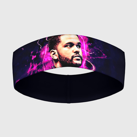 Повязка на голову 3D с принтом The Weeknd в Екатеринбурге,  |  | Тематика изображения на принте: blinding lights | music | pop | star boy | the weekend | the weeknd | музыка | уикенд