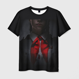 Мужская футболка 3D с принтом Сериал Пищеблок в Екатеринбурге, 100% полиэфир | прямой крой, круглый вырез горловины, длина до линии бедер | лагерь | пионер | сериал | телесериал | триллер