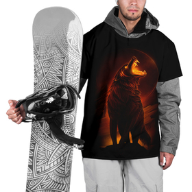 Накидка на куртку 3D с принтом DARK WOLF , 100% полиэстер |  | art | dark | evil | hunter | moon | night | strong | wolf | волк | зло | клыки | луна | ночь | оборотень | оскал | охотник | пасть | сила | тьма | хищник