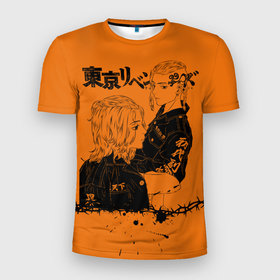 Мужская футболка 3D спортивная с принтом токийские мстители ораньжевый , 100% полиэстер с улучшенными характеристиками | приталенный силуэт, круглая горловина, широкие плечи, сужается к линии бедра | Тематика изображения на принте: anime | tokyo revengers | аниме | манга | токийские мстители