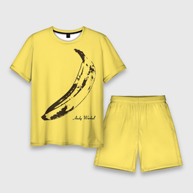 Мужской костюм с шортами 3D с принтом Энди Уорхол   Банан ,  |  | andy warhol | warhol | банан | желтый | картина | уорхол | энди уорхол | эндрю уорхол