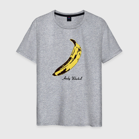 Мужская футболка хлопок с принтом Банан, Энди Уорхол в Курске, 100% хлопок | прямой крой, круглый вырез горловины, длина до линии бедер, слегка спущенное плечо. | Тематика изображения на принте: andrew warholaа | andy warhol | art | artist | banana | food | fruit | homo universale | pop art | банан | еда | известные личности | искусство | поп арт | современное искусство | старые картины | уорхол | фрукт | художник | энди уорхол | энд