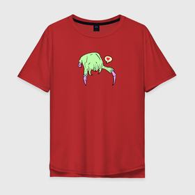 Мужская футболка хлопок Oversize с принтом Half-life Headcrab , 100% хлопок | свободный крой, круглый ворот, “спинка” длиннее передней части | half life | headcrab | hl2 | зомби | игра | халф лайф | хедкраб