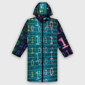 Дождевик унисекс 3D с принтом Бинарный код в городе Новоалтайск,  |  | binary | code | бинарный | еденица | код | ноль | последовательность | программа