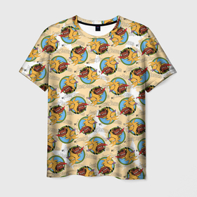 Мужская футболка 3D с принтом The Angry Beavers   Крутые Бобры , 100% полиэфир | прямой крой, круглый вырез горловины, длина до линии бедер | angry | beavers | daggett | norbert | бобер | бобр | бобры | дег | деггет | дуфус | крутые | мульт | норб | норберт | фостер