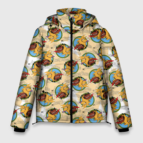 Мужская зимняя куртка 3D с принтом The Angry Beavers / Крутые Бобры в Екатеринбурге, верх — 100% полиэстер; подкладка — 100% полиэстер; утеплитель — 100% полиэстер | длина ниже бедра, свободный силуэт Оверсайз. Есть воротник-стойка, отстегивающийся капюшон и ветрозащитная планка. 

Боковые карманы с листочкой на кнопках и внутренний карман на молнии. | Тематика изображения на принте: angry | beavers | daggett | norbert | бобер | бобр | бобры | дег | деггет | дуфус | крутые | мульт | норб | норберт | фостер