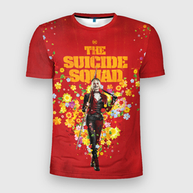 Мужская футболка 3D спортивная с принтом TSS | Harley Quinn , 100% полиэстер с улучшенными характеристиками | приталенный силуэт, круглая горловина, широкие плечи, сужается к линии бедра | harley quinn | suicide squad | the suicide squad | vdzabma | харли квинн | харли куинн
