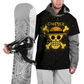 Накидка на куртку 3D с принтом Веселый Роджер пиратов Соломенной Шляпы , 100% полиэстер |  | Тематика изображения на принте: anime | manga | one piece | аниме | большой куш | ван пис | весёлый роджер | вон пис | король пиратов | логотип | манга | монки д. луффи | мугивары | перекрещённый костями | пират | пиратский флаг