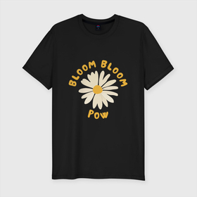 Мужская футболка хлопок Slim с принтом THE BOYZ Bloom Bloom Pow Cute  , 92% хлопок, 8% лайкра | приталенный силуэт, круглый вырез ворота, длина до линии бедра, короткий рукав | Тематика изображения на принте: 3racha | bts | bts idol | drake | exid hot pink | ikon | kpop | sleepy baby wolf | stay gold | the boyz bloom bloom pow cute retro lyrics | кейпоп | корейская музыка | корея | кпоп | поп