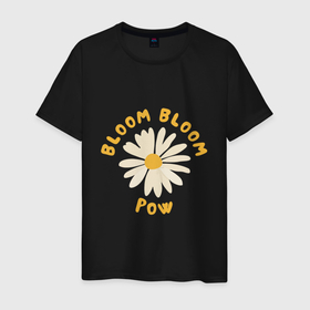 Мужская футболка хлопок с принтом THE BOYZ Bloom Bloom Pow Cute  в Тюмени, 100% хлопок | прямой крой, круглый вырез горловины, длина до линии бедер, слегка спущенное плечо. | Тематика изображения на принте: 3racha | bts | bts idol | drake | exid hot pink | ikon | kpop | sleepy baby wolf | stay gold | the boyz bloom bloom pow cute retro lyrics | кейпоп | корейская музыка | корея | кпоп | поп