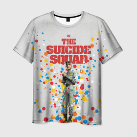 Мужская футболка 3D с принтом Polkadot Man , 100% полиэфир | прямой крой, круглый вырез горловины, длина до линии бедер | dc | polkadot man | squad | suicide squad | vdkarsvet | кислотно | миссия навылет | отряд | человек в горошек