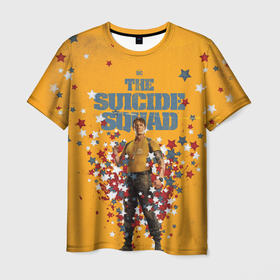 Мужская футболка 3D с принтом Rick Flag в Курске, 100% полиэфир | прямой крой, круглый вырез горловины, длина до линии бедер | dc | peacemaker . миротворец | rick flag | squad | suicide squad | vdkarsvet | джоэл киннаман | миссия навылет | отряд | рик флэг