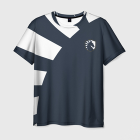 Мужская футболка 3D с принтом Team Liquid (Jersey pro 2022/23) в Кировске, 100% полиэфир | прямой крой, круглый вырез горловины, длина до линии бедер | 0x000000123 | csgo | dota | jersey | liquid | джерси | жидкие | ксго