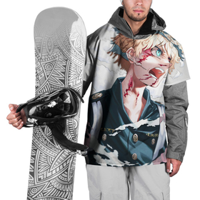 Накидка на куртку 3D с принтом Токийские Мстители в Тюмени, 100% полиэстер |  | revengers | tokyo | tokyo revengers | мандзиро | мандзиро сано | сано | токийские мстители