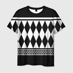 Мужская футболка 3D с принтом абстракционизм в Курске, 100% полиэфир | прямой крой, круглый вырез горловины, длина до линии бедер | 3d | абстракционизм | геометрия | мозаика | хаос