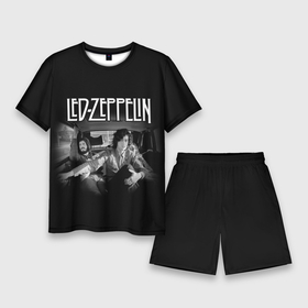 Мужской костюм с шортами 3D с принтом Led Zeppelin в Петрозаводске,  |  | british | england | folk | hardcore | hardrock | led zeppelin | metal | music | punk | retro | rock | usa | гранж | джимми пейдж | лед цеппелин | метал | музыка | панк | ретро | роберт плант | рок | сша | фолк