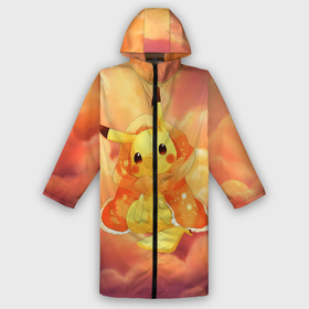 Дождевик унисекс 3D с принтом Пикачу на облачках в городе Новоалтайск,  |  | anime | picachu | pikachu | аниме | милый | пика | пикачу | покебол | покемон