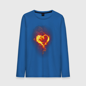 Мужской лонгслив хлопок с принтом Пылкое сердце в Курске, 100% хлопок |  | Тематика изображения на принте: дым | любовь | огонь | очертание | пылкое сердце | сердце