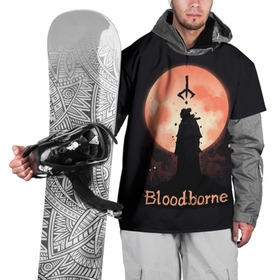 Накидка на куртку 3D с принтом Знак охотника , 100% полиэстер |  | bloodborne | game | games | stranger | бладборн | игра | игры | соулс | странник