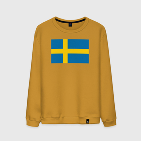 Мужской свитшот хлопок с принтом Швеция | Флаг Швеции в Курске, 100% хлопок |  | герб | желтый | знак | линии | прямоугольник | символика | синий | флаг | швеции | швеция