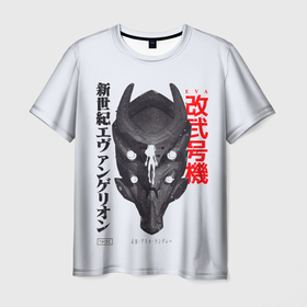 Мужская футболка 3D с принтом Аска в Белгороде, 100% полиэфир | прямой крой, круглый вырез горловины, длина до линии бедер | anime | eva | evangelion | nerv | аниме | анимэ | ева | евангилион | нерв | роботы | рэй | синдзи | япония