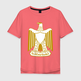 Мужская футболка хлопок Oversize с принтом Египет | Египетский герб в Петрозаводске, 100% хлопок | свободный крой, круглый ворот, “спинка” длиннее передней части | Тематика изображения на принте: буква | герб | герб египта | египет | египетский герб | знак | иероглифы | символ | символы | флаг | эмблема | эмблемма