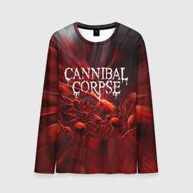 Мужской лонгслив 3D с принтом Blood Cannibal Corpse | Труп Каннибала (Z) в Санкт-Петербурге, 100% полиэстер | длинные рукава, круглый вырез горловины, полуприлегающий силуэт | cannibal | cannibal corpse | corpse | death metal | deathgrind | алекс уэбстер | брутальный дэт метал | дэт метал | дэтграйнд | пол мазуркевич | роб барретт | труп каннибала