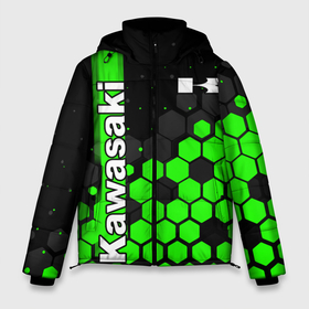 Мужская зимняя куртка 3D с принтом KAWASAKI   КАВАСАКИ в Тюмени, верх — 100% полиэстер; подкладка — 100% полиэстер; утеплитель — 100% полиэстер | длина ниже бедра, свободный силуэт Оверсайз. Есть воротник-стойка, отстегивающийся капюшон и ветрозащитная планка. 

Боковые карманы с листочкой на кнопках и внутренний карман на молнии. | kawasaki | motorcycle | motosport | racing | speed | sport | байк. | гонки | двигатель | кавасаки | мото | мотокросс | мотоспорт | мототриал | мотоцикл | скорость | спорт