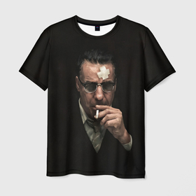 Мужская футболка 3D с принтом Линдерманн в Тюмени, 100% полиэфир | прямой крой, круглый вырез горловины, длина до линии бедер | alternative | metall | music | rammstein | rock | альтернатива | металл | музыка | раммштайн | рамштайн | рамштэйн | рок | тилль линдеманн