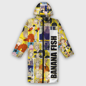 Дождевик унисекс 3D с принтом Banana Fish в городе Новоалтайск,  |  | anime | banana fish | аниме | банана фиш | банановая рыба | комиксы | манга | приключения | эйдзи окумура | эш линкс
