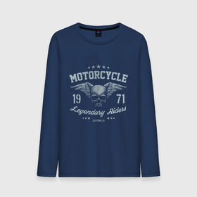 Мужской лонгслив хлопок с принтом MOTORCYCLE 1971 в Петрозаводске, 100% хлопок |  | moto | motorcycle | байк | байкерам | байкеру | гонщик | мото | мотокросс | мотоцикл | мотоциклы | спорт байк | спортбайк | транспорт
