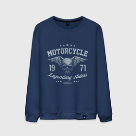 Мужской свитшот хлопок с принтом MOTORCYCLE 1971 в Курске, 100% хлопок |  | moto | motorcycle | байк | байкерам | байкеру | гонщик | мото | мотокросс | мотоцикл | мотоциклы | спорт байк | спортбайк | транспорт
