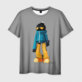 Мужская футболка 3D с принтом Friday Night Funkin Whitty в Кировске, 100% полиэфир | прямой крой, круглый вырез горловины, длина до линии бедер | fnf | friday night funkin | whitty | витти | игра | персонажи | фридей найт фанкин