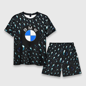Мужской костюм с шортами 3D с принтом BMW Collection Storm в Белгороде,  |  | auto | bmw | car | motor | sport | sport car | авто | авто бренды | бмв | вода | дождь | капли | машина | спорт | спорт кар