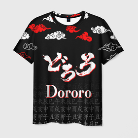 Мужская футболка 3D с принтом ДОРОРО / DORORO / ЛОГО , 100% полиэфир | прямой крой, круглый вырез горловины, длина до линии бедер | anime | dororo | manga. | аниме | джукай | дороро | манга | мио | нуи но ката | оджия | такебо | тахомару | хяккимару
