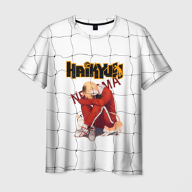 Мужская футболка 3D с принтом Кенма Козуме , 100% полиэфир | прямой крой, круглый вырез горловины, длина до линии бедер | haikyuu | аниме | волейбол | волейболист | капитан | кенма козуме | мульт | связующий | спорт