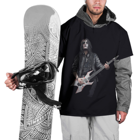 Накидка на куртку 3D с принтом James Root в Новосибирске, 100% полиэстер |  | alternative | metall | music | rock | slipknot | slipnot | альтернатива | металл | музыка | рок | слипкнот | слипнот